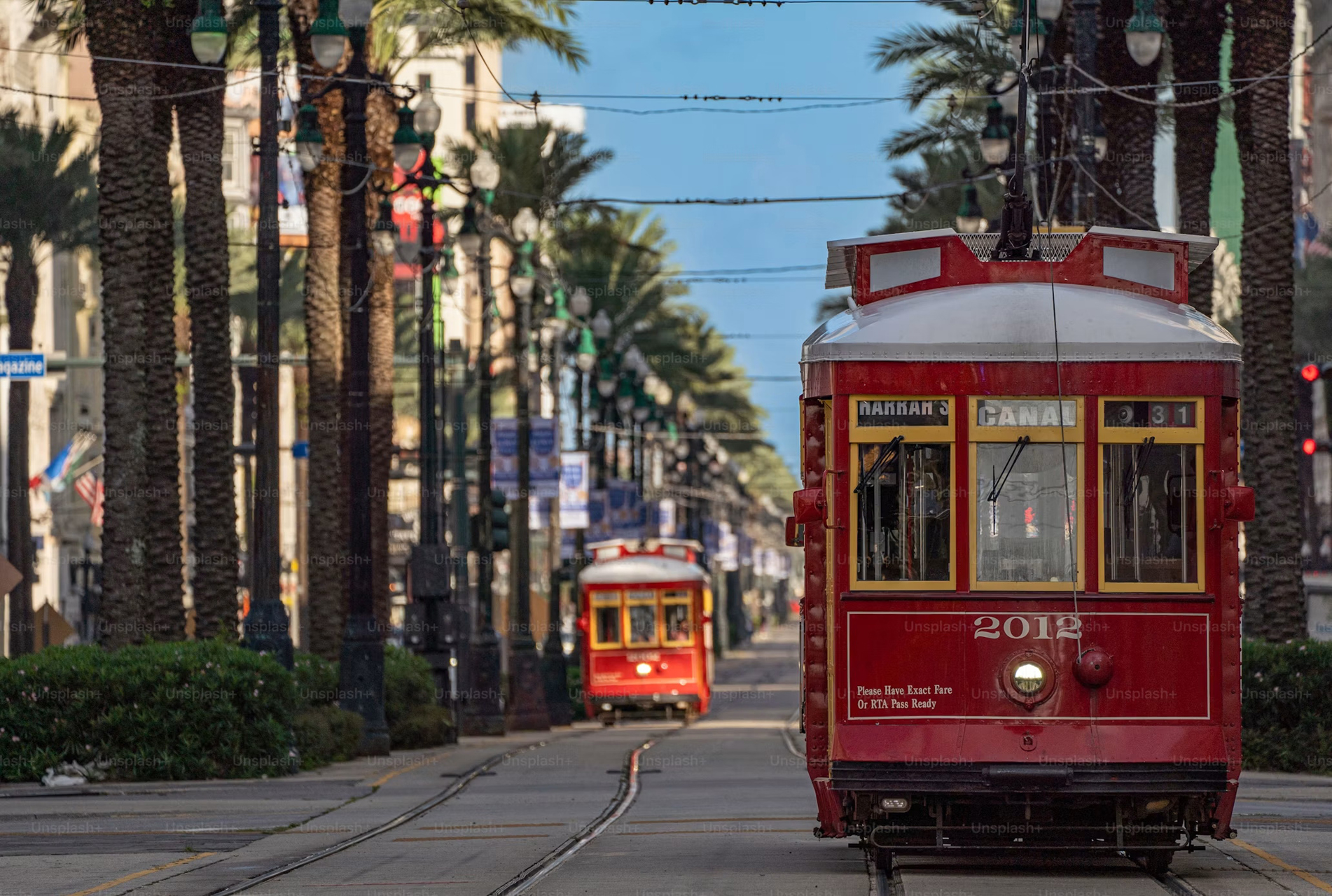 Die rote Canal Streetcar/The Red Canal Streetcar